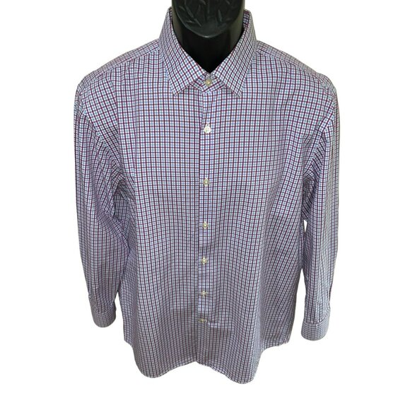 New BOSS SHARP-FIT SHIRT IN OXFORD COTTON WITH GINGHAM CHECK Size 16-32/33 - Picture 6 of 11